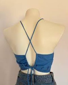 Never Worn Cute Cutout Crop Top