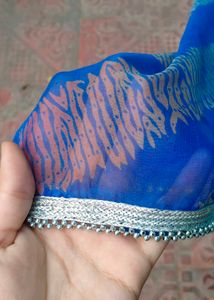 Ethnic blue skirt with chunni