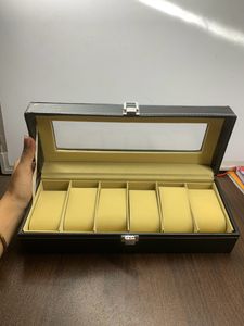 Watch Box Organizer - 6 Slot Watchs Storage Holde