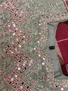 wedding wear frock and ghaghra