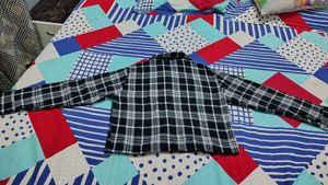 Checkered Crop Shirt