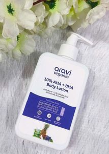 Aravi Organic AHA + BHA Body Lotion
