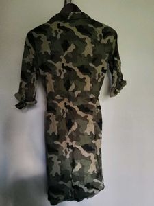 Camouflage Shirt Dress