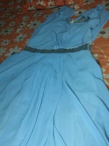this is an puffy Sleeves Indowestern dress whis i