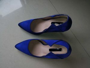 Lost Ink Sexy Blue High Heels