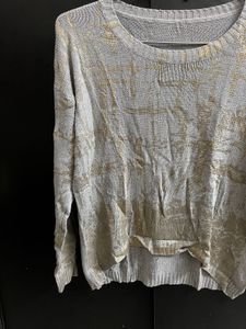 Silver Sweater/ Cardigan