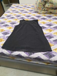 Black &amp; White Polka Dot Top