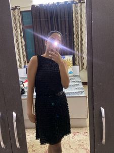 Black Ruffle Dress