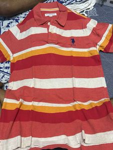 Striped Polo T-Shirt