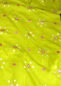 Kurthi Set Parrot Green Kurth Pink Dhuppatta 💖💖