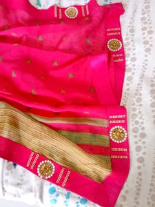 Stone Work Saree