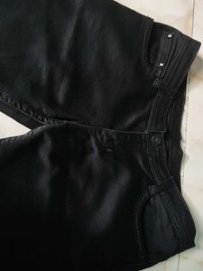 Black Straight Leg Jeans
