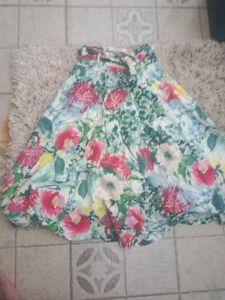 Zara Floral Print Skirt For Kids