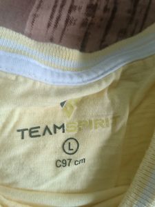 Team Spirit Yellow Los Angeles Tshirt price droppe
