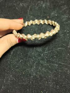 Silver Beaded Bangle