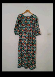 Boho Print Midi Dress