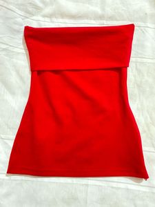 Red Bandeau (Tube) Top Trendyol