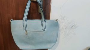 Light Blue Tote Bag