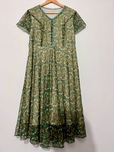 Green Floral Dress