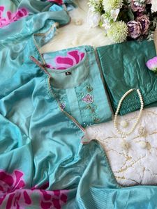Sea Green  Luxury Chinnon Suit