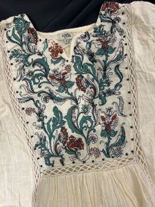 Boho Bloom Embroidery Dress