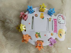 4Cute Hair Clips &amp; 1  clutcher