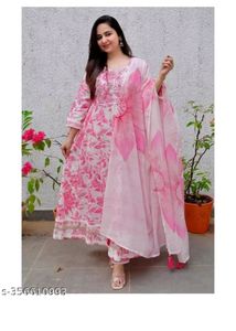 Pink Anarkali Suit