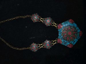 Ethnic Afghan Antique Necklace Boho Style