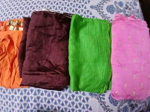 Colorful Dupatta Set of 4