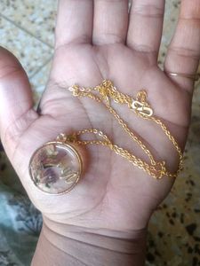 N Letter Pendant Chain