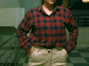 Red &amp; Blue Plaid Shirt