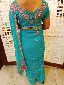 🎀💙Women Partywear Saree💙🎀