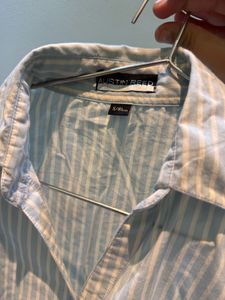 Striped Puff Sleeve Top