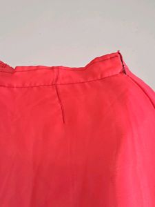 Flared Palazzo Pants (Coral)