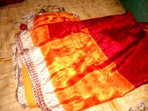 satin silk saree