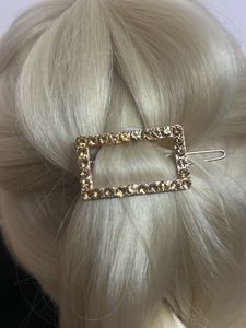 Gold Tone Earrings &amp; Hair Clip