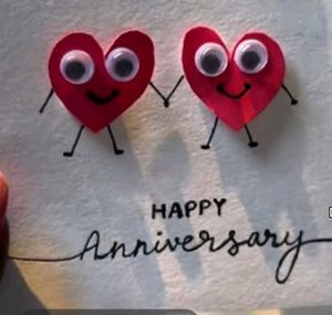Anniversary Card Coustmis Gift 🎁