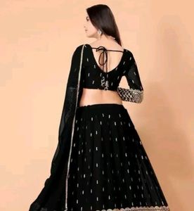 Fixed Price Semi Stitched Embroidered Lehenga Chol