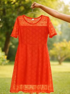 red dress + candle stand free gift