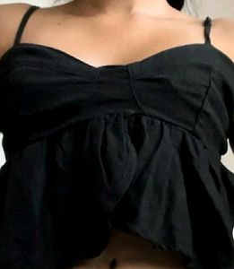 American Eagle Black Crop Top
