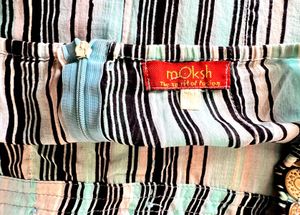 Striped Bandeau cotton  Top