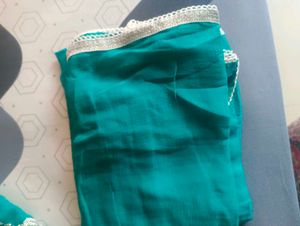 Teal Embroidered Kurta Set