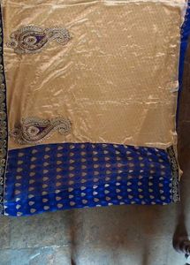 Blue Saree