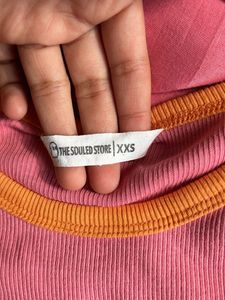 Souled Store Pink Top (xxs)