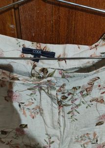 Floral Cotton Trouser Lightweight