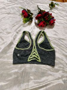 Green Sports Bra - Run Rest Repeat