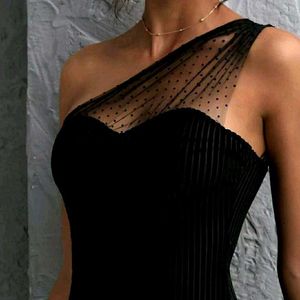Chic Mesh Polka Dot Top