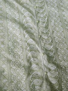 Pista Embroidered Kurta