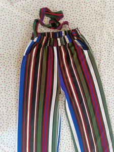 Striped Wide Leg Pants