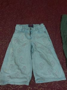 Combo Of Flared Jeans And Trouser